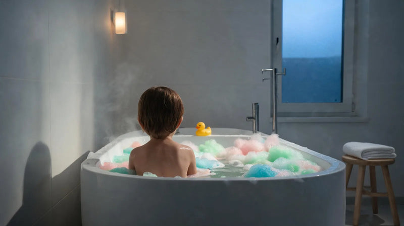 Bain du soir et sommeil de l'enfant : le rituel qui apaise (3-9 ans)