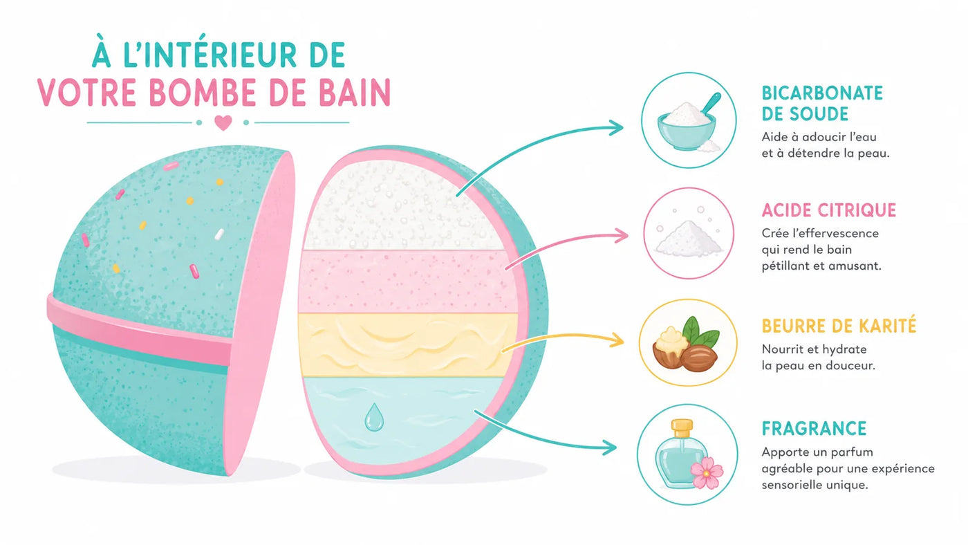 Bombe de bain enfant : le guide complet pour parents (2026)