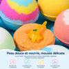 Texture bombe de bain peau douce mousse délicate enfant